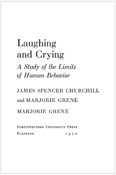 Cover of Laughing and Crying